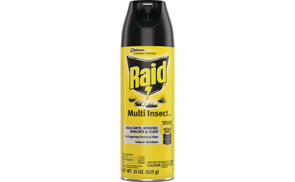 Raid Multi Insect 15 Oz. Aerosol Spray Insect Killer Raid Multi Insect 15 Oz. Aerosol Spray Insect Killer