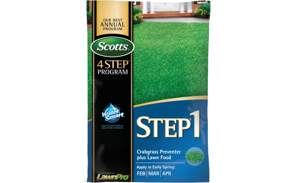Scotts 4-Step Program Step 1 40.28 Lb. 15,000 Sq. Ft. 28-0-7 Lawn Fertilizer with Crabgrass Preventer Scotts 4-Step Program Step 1 40.28 Lb. 15,000 Sq. Ft. 28-0-7 Lawn Fertilizer with Crabgrass Preventer