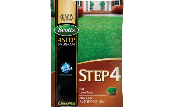 Scotts 4-Step Program Step 4 37.84 Lb. 15,000 Sq. Ft. 32-0-12 Fall Lawn Fertilizer Scotts 4-Step Program Step 4 37.84 Lb. 15,000 Sq. Ft. 32-0-12 Fall Lawn Fertilizer
