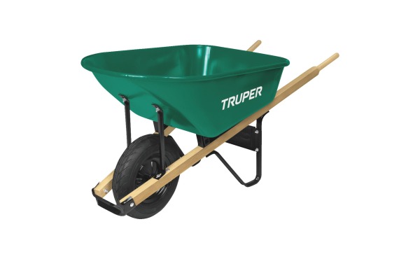Truper 6 Cu. Ft. Steel Wheelbarrow Truper 6 Cu. Ft. Steel Wheelbarrow