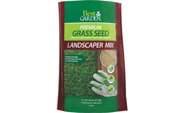 Best Garden 10 Lb. 1500 Sq. Ft. Coverage Sun to Partial Shade Grass Seed Best Garden 10 Lb. 1500 Sq. Ft. Coverage Sun to Partial Shade Grass Seed