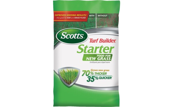 Scotts Turf Builder 15 Lb. 5000 Sq. Ft. 24-25-4 Starter Fertilizer For New Lawns Scotts Turf Builder 15 Lb. 5000 Sq. Ft. 24-25-4 Starter Fertilizer For New Lawns