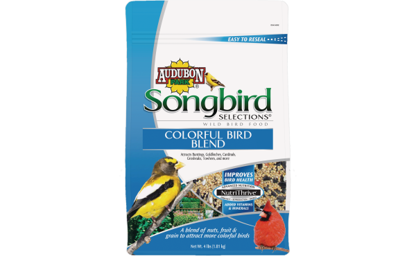 Audubon Park Songbird Selections 4 Lb. Colorful Wild Bird Seed Audubon Park Songbird Selections 4 Lb. Colorful Wild Bird Seed