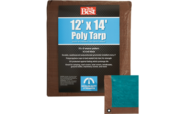 Do it Best Woven Medium Duty Poly Tarp - 12x14, 16x20, 20x30 Do it Best Woven Medium Duty Poly Tarp - 12x14, 16x20, 20x30