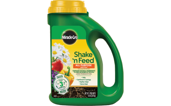 Miracle-Gro Shake N' Feed 4.5 Lb. 12-4-8 All-Purpose Dry Plant Food Miracle-Gro Shake N' Feed 4.5 Lb. 12-4-8 All-Purpose Dry Plant Food