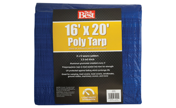 Do it Best Blue Woven General Purpose Tarp 16' x 20' up to 30' x 40' Do it Best Blue Woven General Purpose Tarp 16' x 20' up to 30' x 40'