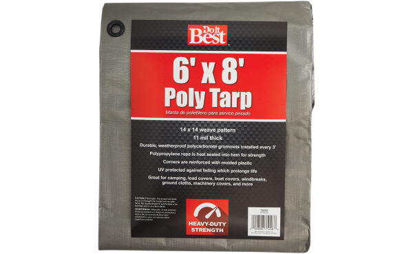 Do it Best Silver Woven Heavy Duty Poly Tarp Assorted Sizes Do it Best Silver Woven Heavy Duty Poly Tarp Assorted Sizes