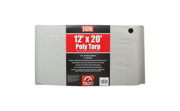 Do it Best Silver Woven Heavy Duty Poly Tarp Assorted Sizes Do it Best Silver Woven Heavy Duty Poly Tarp Assorted Sizes