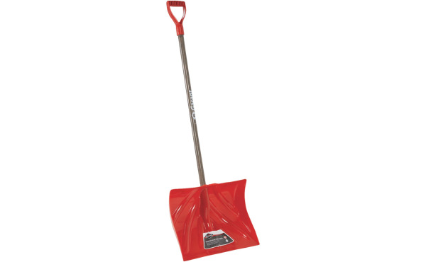 Garant Nordic 18 In. Poly Snow Shovel & Pusher with 42.25 In. Wood Handle Garant Nordic 18 In. Poly Snow Shovel & Pusher with 42.25 In. Wood Handle