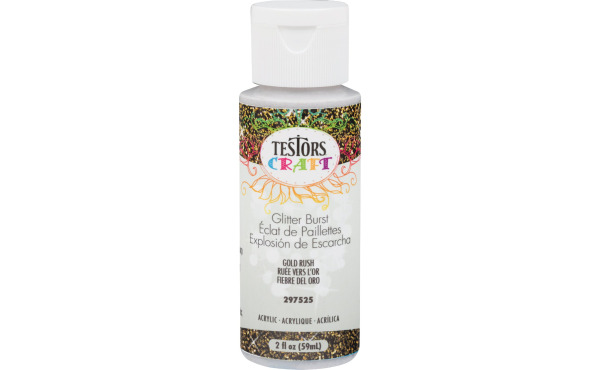 Testors 2 Oz. Acrylic Glitter Craft Paint Testors 2 Oz. Acrylic Glitter Craft Paint