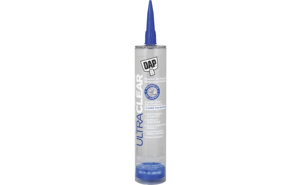 DAP Ultra Clear 10.1 Oz. Flexible Elastomeric Sealant DAP Ultra Clear 10.1 Oz. Flexible Elastomeric Sealant