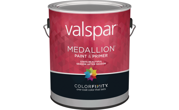 Valspar Medallion 100% Acrylic Paint & Primer Exterior House Paint, White, 1 Gal. Valspar Medallion 100% Acrylic Paint & Primer Exterior House Paint, White, 1 Gal.