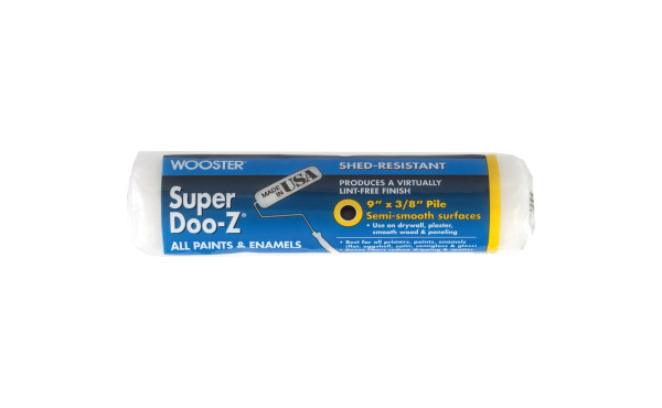 Wooster Super Doo-Z 9 In. x 3/8 In. Woven Fabric Roller Cover Wooster Super Doo-Z 9 In. x 3/8 In. Woven Fabric Roller Cover
