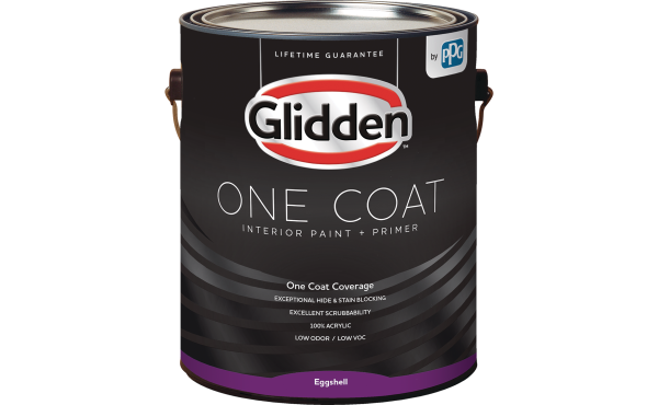 Glidden One Coat Interior Paint + Primer White & Pastel Base 1 Gallon Glidden One Coat Interior Paint + Primer White & Pastel Base 1 Gallon