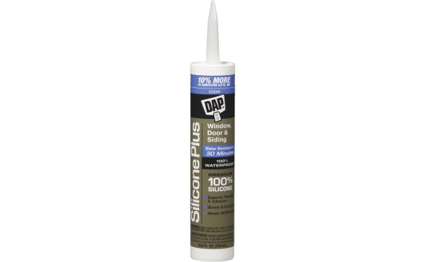 DAP 10.8 Oz. Silicone Plus Premium Window Door & Siding Silicone Sealant, Clear DAP 10.8 Oz. Silicone Plus Premium Window Door & Siding Silicone Sealant, Clear