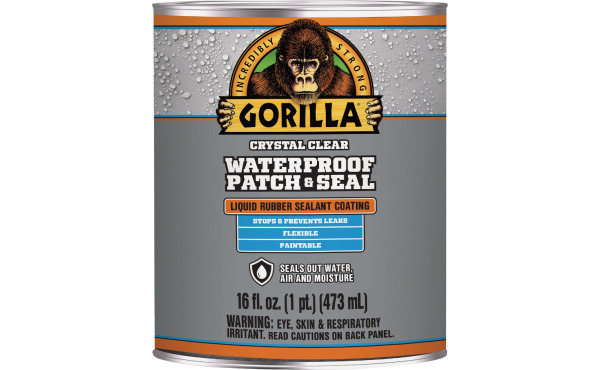 Gorilla 16 Oz. Clear Waterproof Patch & Seal Liquid Gorilla 16 Oz. Clear Waterproof Patch & Seal Liquid