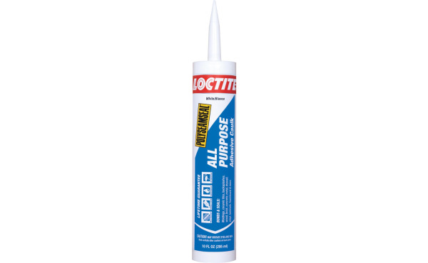 LOCTITE POLYSEAMSEAL 10 Oz. White Adhesive Caulk LOCTITE POLYSEAMSEAL 10 Oz. White Adhesive Caulk