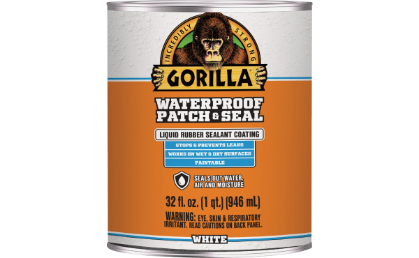 Gorilla 32 Oz. White Waterproof Patch & Seal Liquid Gorilla 32 Oz. White Waterproof Patch & Seal Liquid