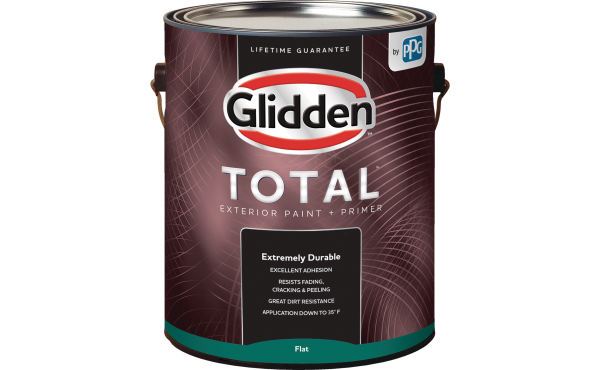 Glidden Total Exterior Paint + Primer White & Pastel Base 1 Gallon Glidden Total Exterior Paint + Primer White & Pastel Base 1 Gallon
