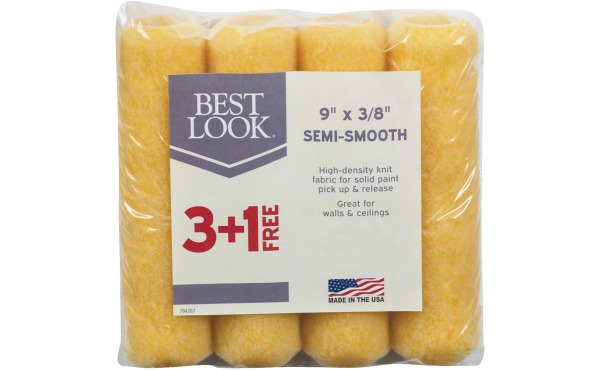 4-Pk. Best Look Knit Fabric Roller Covers 4-Pk. Best Look Knit Fabric Roller Covers