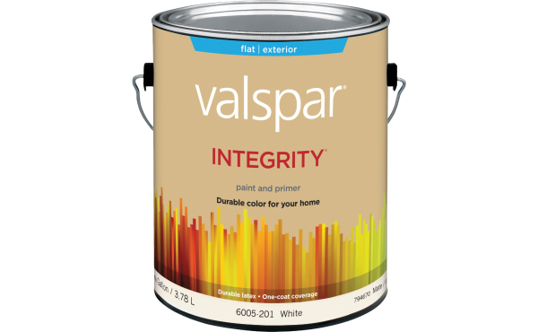 Valspar Integrity Latex Paint And Primer Exterior House Paint, White, 1 Gal. Valspar Integrity Latex Paint And Primer Exterior House Paint, White, 1 Gal.
