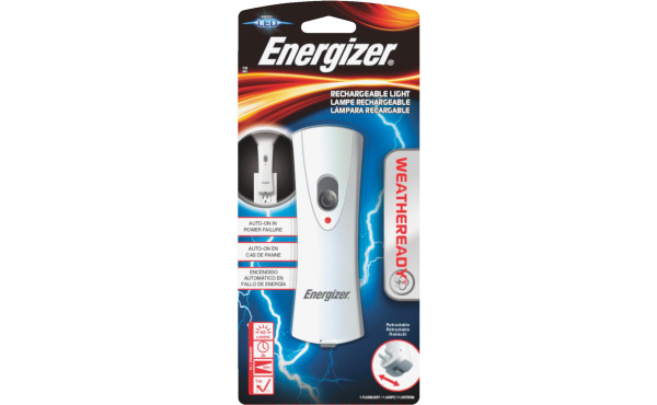 Energizer Weatheready LED Plastic Rechargeable Flashlight Energizer Weatheready LED Plastic Rechargeable Flashlight