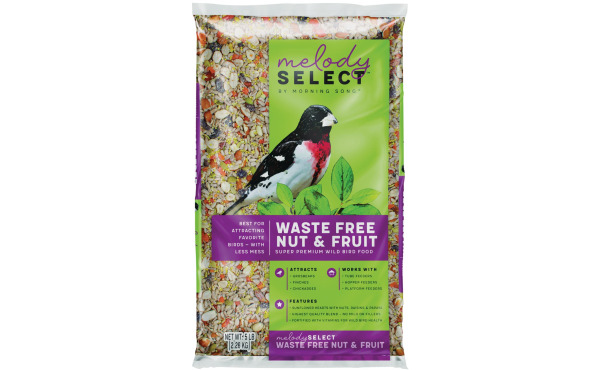 Melody Select 5 Lb. Waste Free Nut & Fruit Wild Bird Food Melody Select 5 Lb. Waste Free Nut & Fruit Wild Bird Food