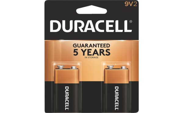 Duracell CopperTop 9V Alkaline Battery (2-Pack) Duracell CopperTop 9V Alkaline Battery (2-Pack)