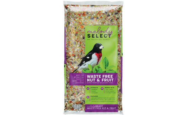 Melody Select 10 Lb. Waste Free Nut & Fruit Wild Bird Food Melody Select 10 Lb. Waste Free Nut & Fruit Wild Bird Food