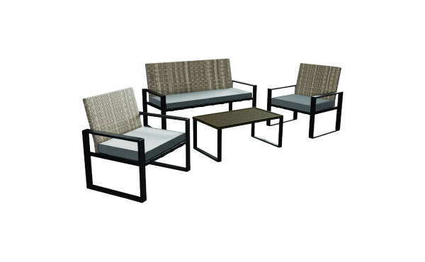 Outdoor Expressions Metro 4-Piece Chat Set Outdoor Expressions Metro 4-Piece Chat Set