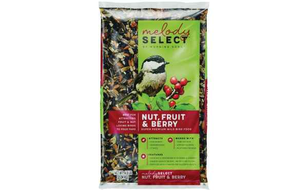 Melody Select 4.5 Lb. Nut, Fruit, & Berry Bird Food Melody Select 4.5 Lb. Nut, Fruit, & Berry Bird Food