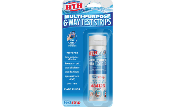 HTH Multi-Purpose 6-Way Chemical Test Strips (30-Count)