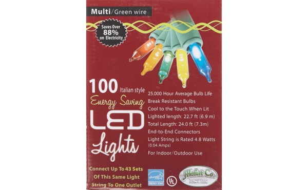 J Hofert Multi 100-Bulb LED Light Set