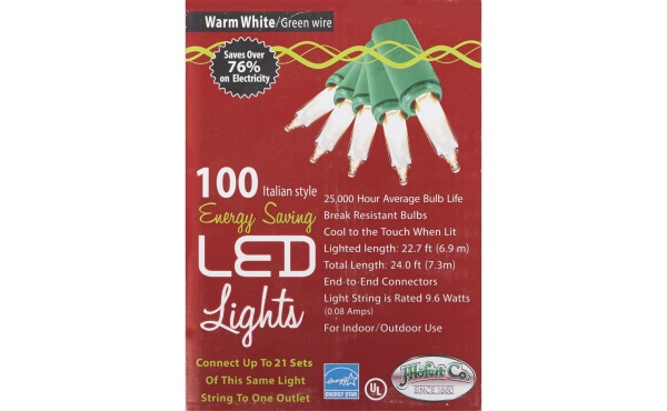J Hofert 100-Bulb Italian Style LED Light Set J Hofert 100-Bulb Italian Style LED Light Set