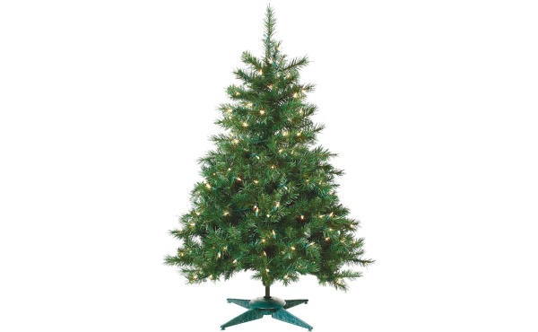 Sterling 2 Ft. Colorado Spruce 50-Bulb Clear Incandescent Prelit Artificial Christmas Tree