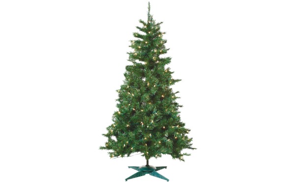 Sterling 3 Ft. Colorado Spruce 100-Bulb Clear Incandescent Prelit Artificial Christmas Tree Sterling 3 Ft. Colorado Spruce 100-Bulb Clear Incandescent Prelit Artificial Christmas Tree