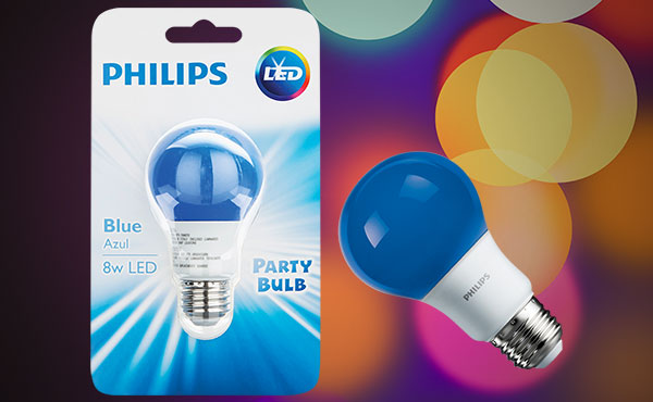 Philips A19 Medium LED Decorative Party Light Bulb Philips A19 Medium LED Decorative Party Light Bulb