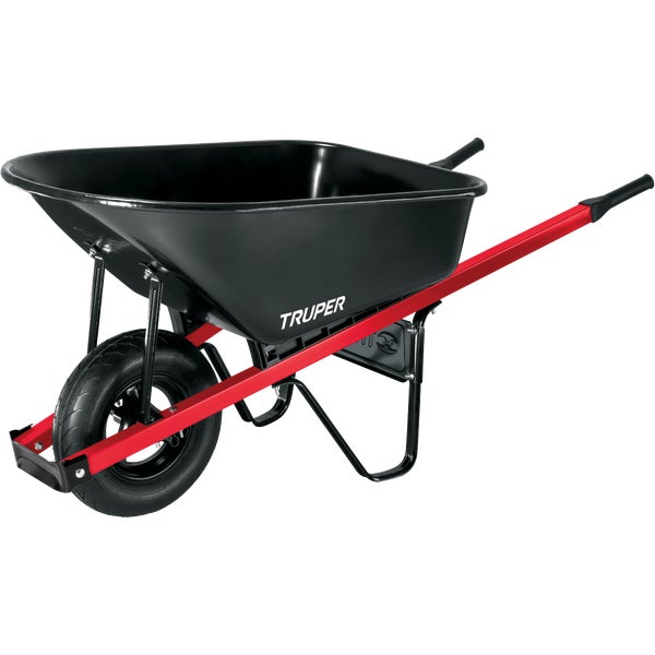 Truper 6 Cu. Ft. Steel Wheelbarrow Truper 6 Cu. Ft. Steel Wheelbarrow