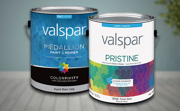 Valspar Pristine and Medallion Valspar Pristine and Medallion